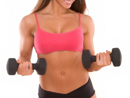 Imagem de musculação feminina