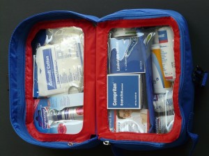 Farmácia Doméstica com o Kit de Primeiros Socorros