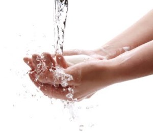 Higiene pessoal ao lavar as mãos