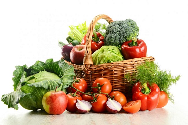 Frutas, verduras e legumes na dieta para gordura no fígado