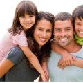 Uma família feliz com mais saúde e qualidade de vida